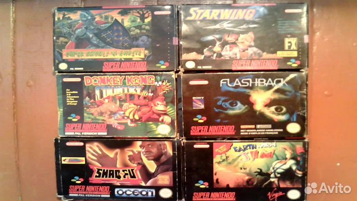 Картриджи для супернинтендо