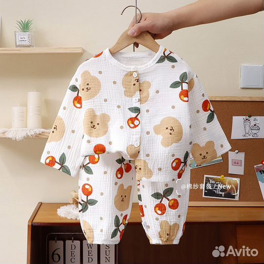 Пижамы детские новые