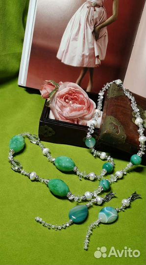 Подарки украшения для женщин, нат. камни