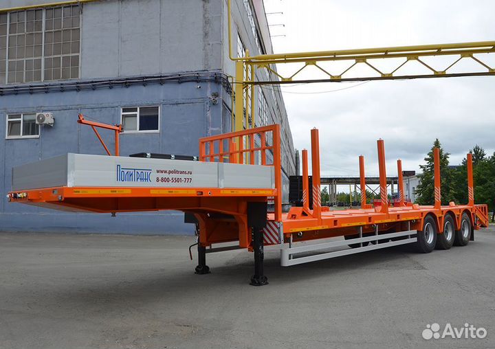 Полуприцеп трал (тяжеловоз) Политранс ТСП 94163, 2023