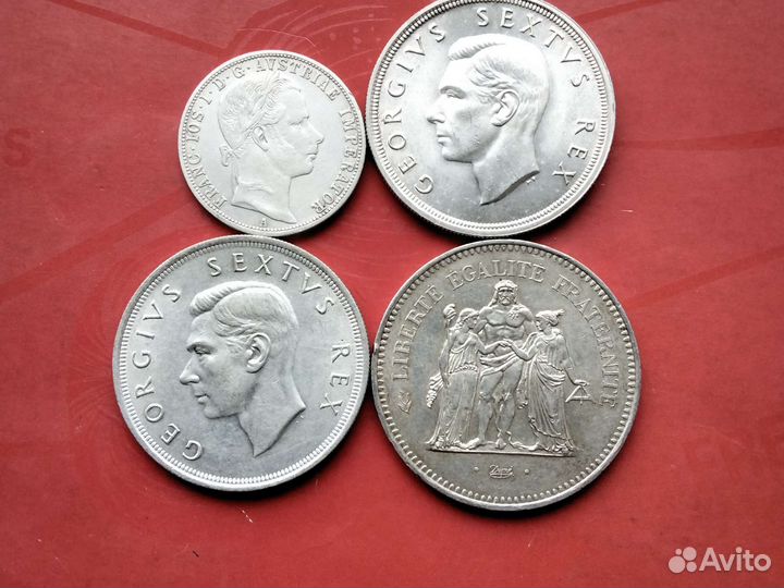 Иностранные серебряные монеты