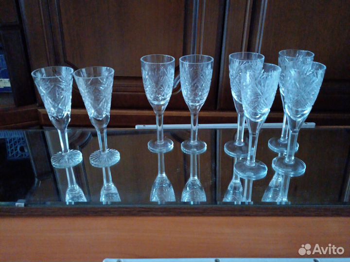 Хрустальные фужеры бокалы СССР