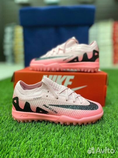 Сороконожки Nike Mercurial Air Zoom pink детские