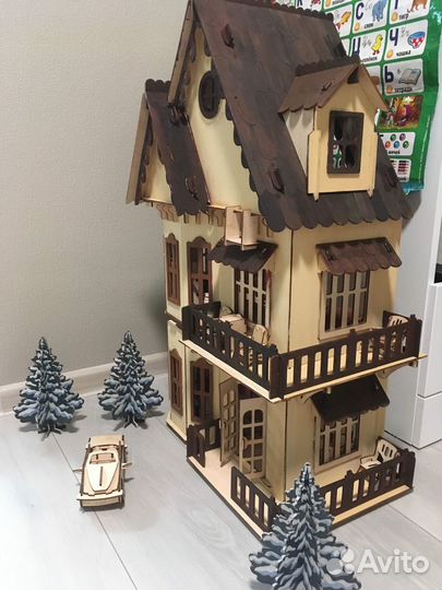 Мебель деревянная, дом 60 см