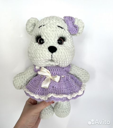 Вязаные игрушки Мишка