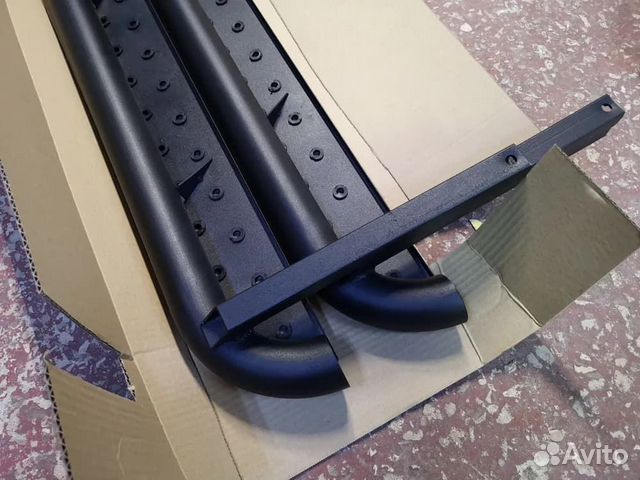 Пороги 2131 Нива с металлическим листом с резинкой