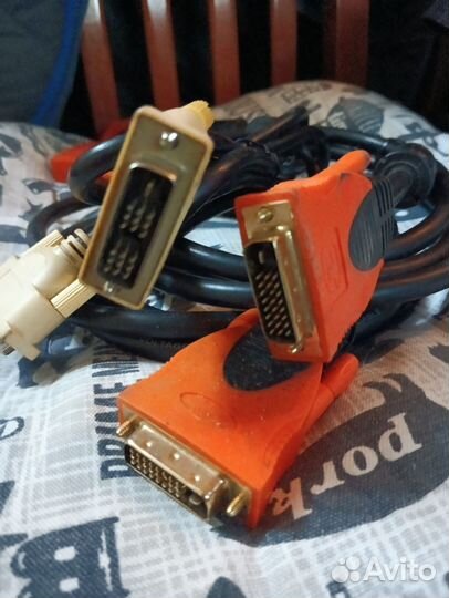 Кабели DVI - DVI, hdmi - hdmi 5м