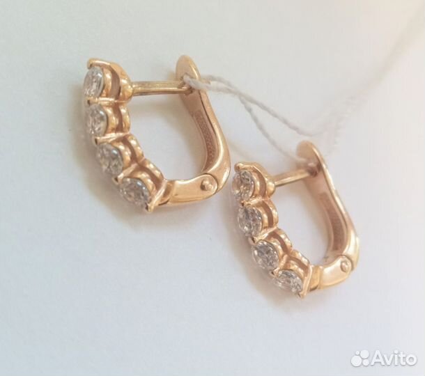 Золотые серьги 585*