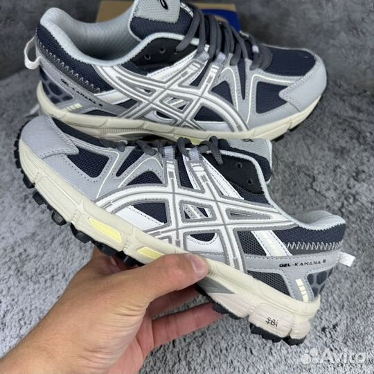 Кроссовки asics gel kahana 8 серые