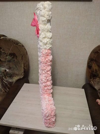 Цифра 1 на годик девочке