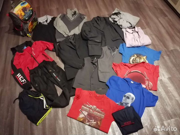 Вещи пакетом на мальчика 122 128 130