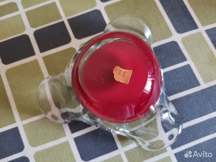 Пепельница. Цветное дутое стекло. СССР Винтаж