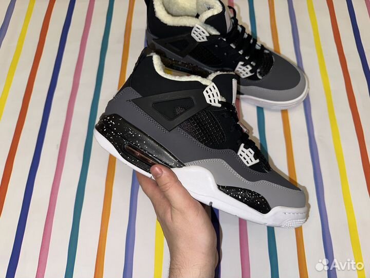 Nike Air Jordan 4 зимние с мехом