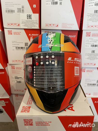 Мотошлем LS2 FF353 размер L
