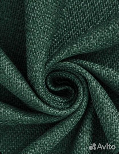 Шторы идумрудные новые 245см х 300см (2 штуки)