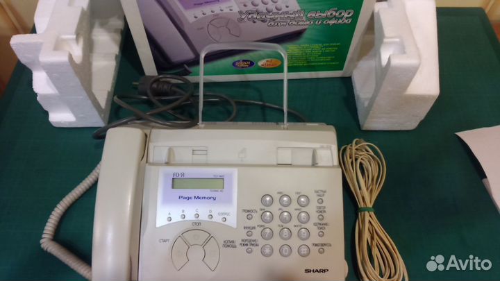 Продам факс Sharp FO 51 и радио телефон