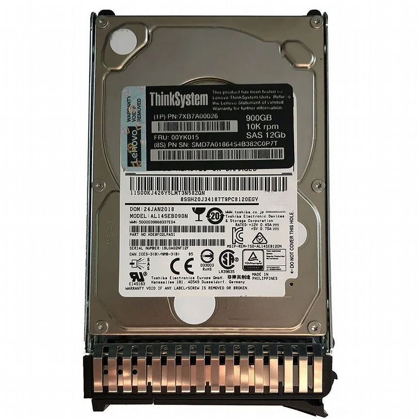 [7XB7A00026] Жесткий Диск Lenovo 900gb Sas 2,5" Hdd 7xb7a00026