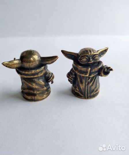 Наперсток из бронзы мастер Йода в коллекцию
