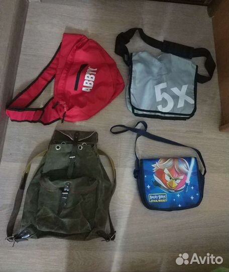 Плечевая сумка рюкзак СССР angry birds новая
