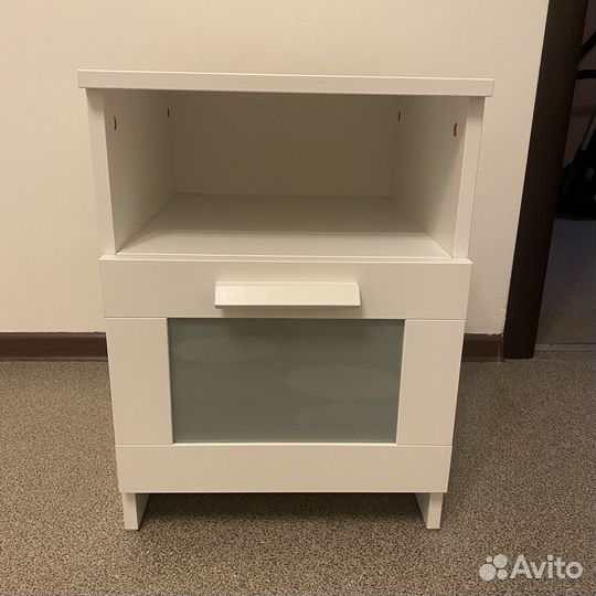 Тумба прикроватная IKEA бримнэс белая