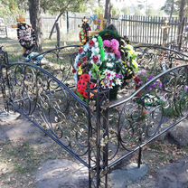 Изготовление ограды на кладбище Кресты Столы Лавки, Ульяновск