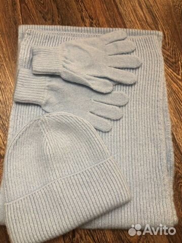 Шапка женская шарф и перчатки