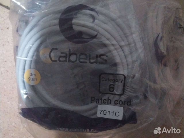 Кабель патч корд кат. 6