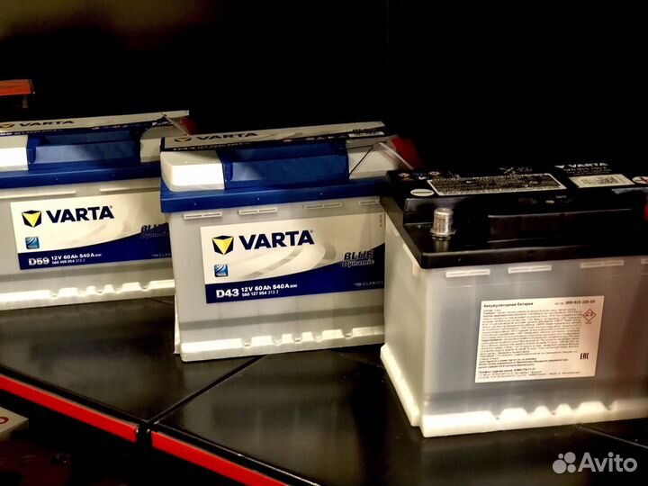Аккумуляторы Varta 60, 61 Ач
