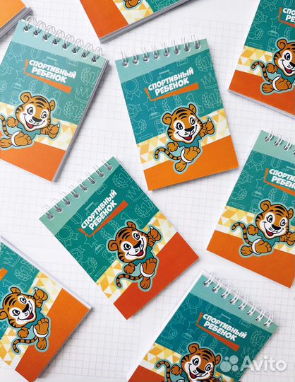 Печать блокнотов на пружине оптом