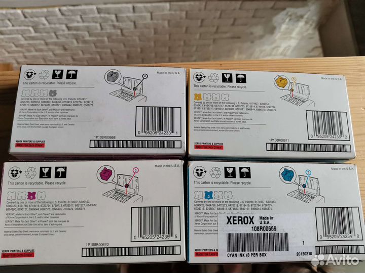 Твердые чернила xerox