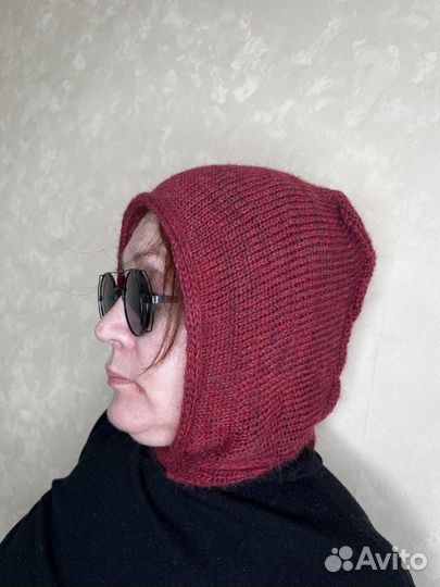 Шапка женская вязаная ручная работа