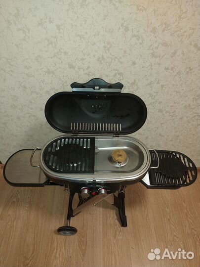 Гриль газовый переносной решётки чугун