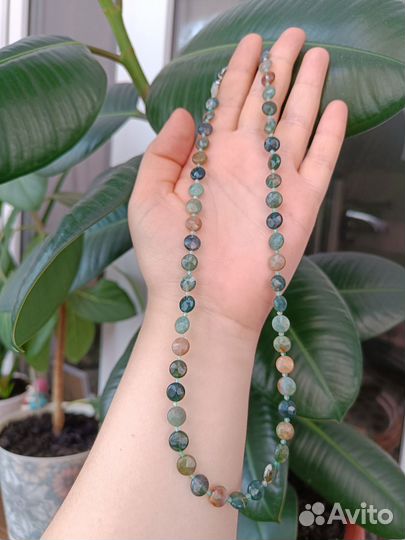 Бусы натуральные камни Винтаж