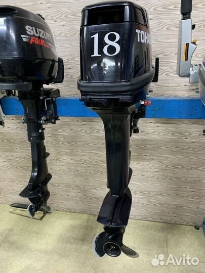 2-х тактный лодочный мотор Tohatsu 18 Б/У