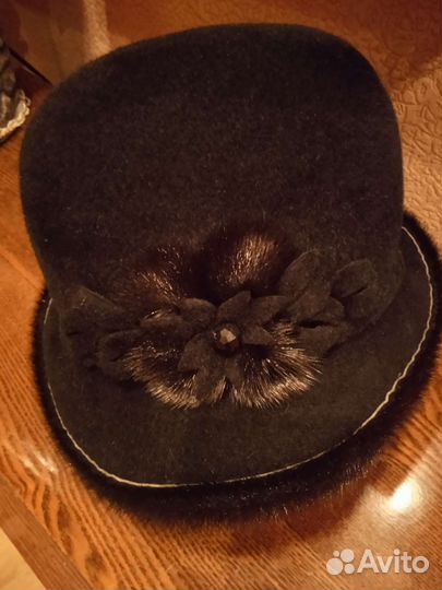 Шляпа фетровая женская