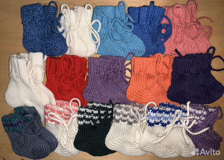 Шерстяные носки для новорождённых