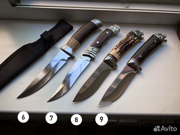 Нож с волком