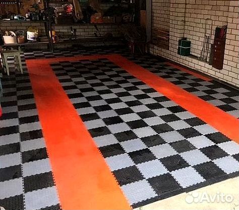 Пвх плитка для гаража купить