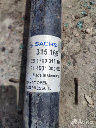 Ford fiesta mk5 амортизатор задний