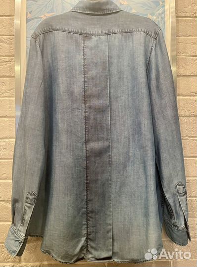 Рубашка женская джинсовая оверсайз