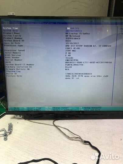 Материнская плата HP 15-BW CTL51/53 LA-E831P