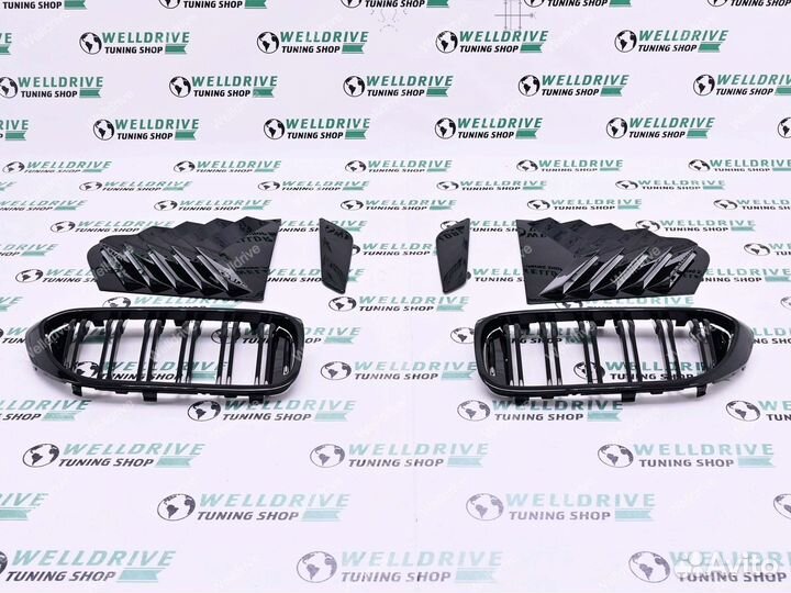 Жабры и решетки радиатора M стиль BMW 5 G30