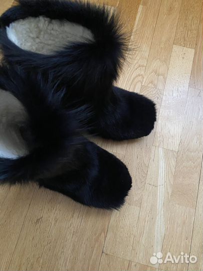 Сапоги из меха