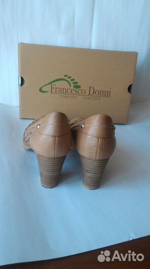 Туфли кожаные francesco donni