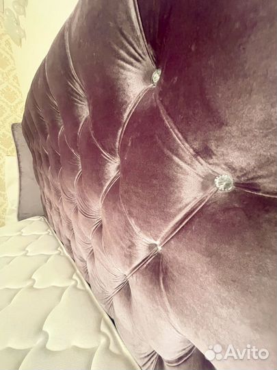 Кровать двухспальная с матрасом 180 200 бу