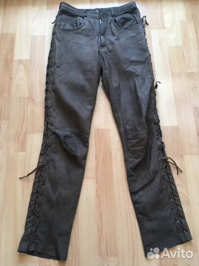 Женские Мотоштаны 28(44)кожа Linus