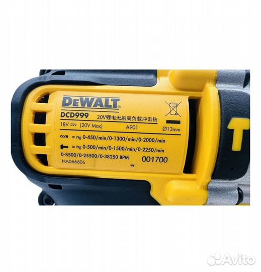 DCD999NT dewalt ударный драйвер XRP 126Нм