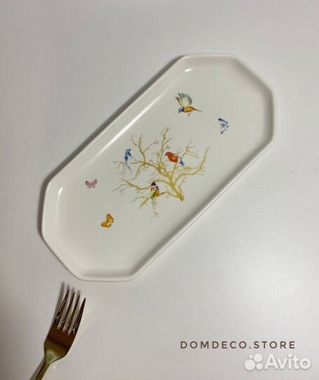 Блюдо керамическое овальное 