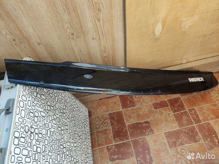 Дефлектор капота УАЗ Патриот (мухобойка)