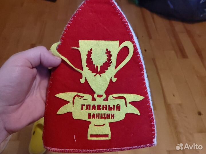 Шапка для бани главный банщик